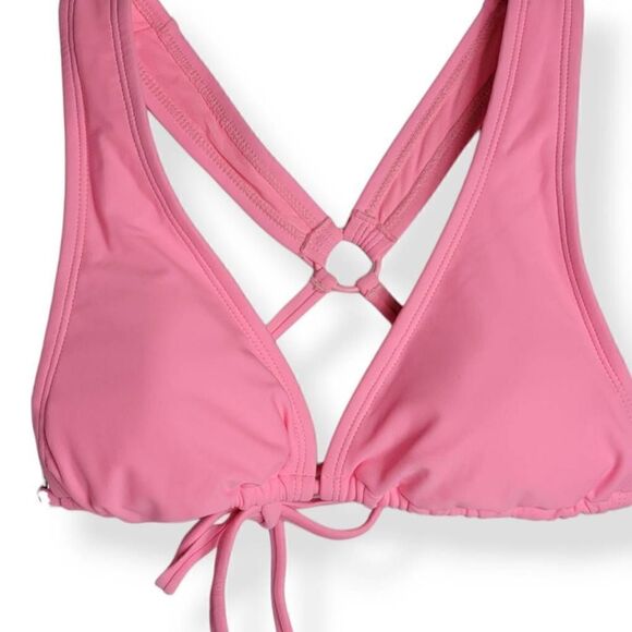 Xhilaration Pink Triangle Bikini Top XSmall Junior - Picture 1 of 3